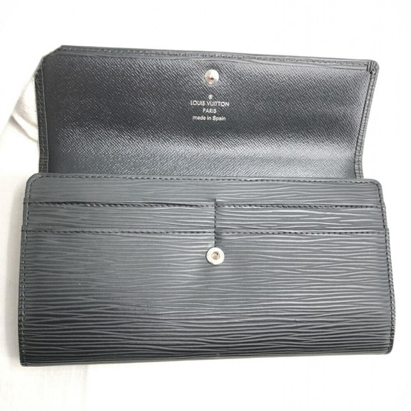 LOUIS VUITTON Epi Portefeuille Sarah Noir M63742 Louis Vuitton Black - Picture 5 of 9